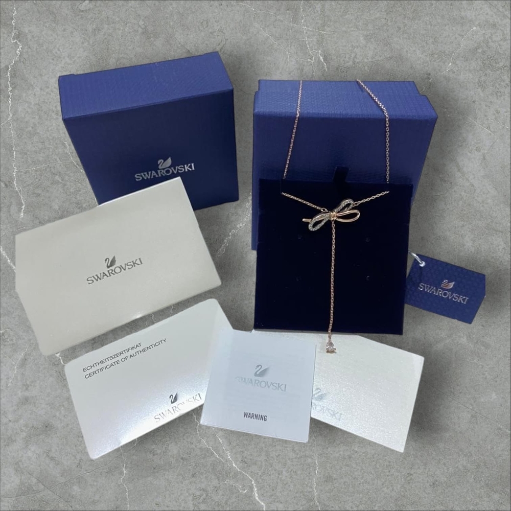 Swarovski Lifelong Bow Necklace